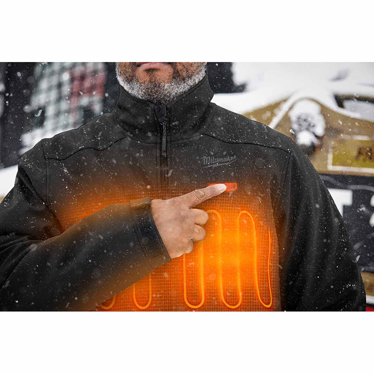 e??��M12 Heated Jacket Only-Black