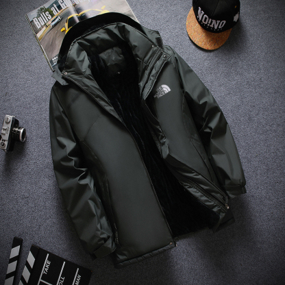 Wool waterproof breathable thick jacket