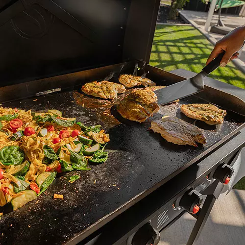Blackthestone Iron Forged 36" Griddle with Hood