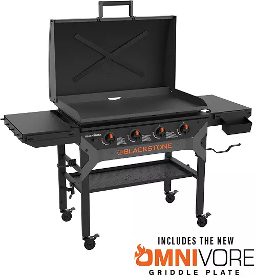 Blackthestone Iron Forged 36" Griddle with Hood
