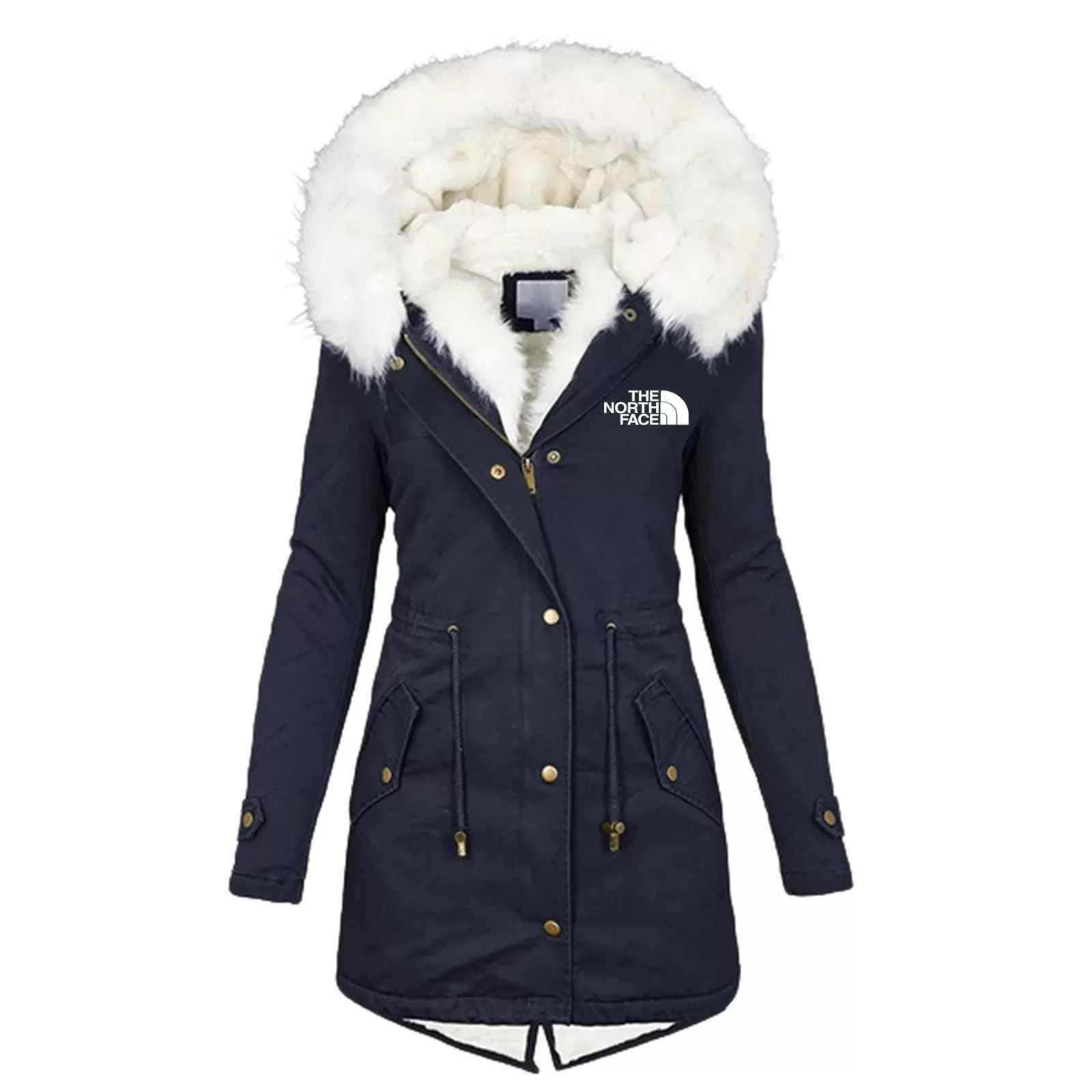 2024 Women's Winter Long Hooded Jacket