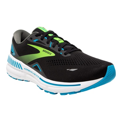 Men's Adrenaline GTS 23 BLACK/HAWAIIAN OCEAN/GREEN