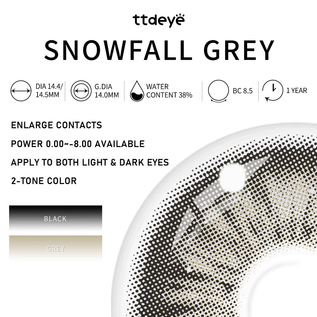 TTDeye Snowfall Grey | 1 Year