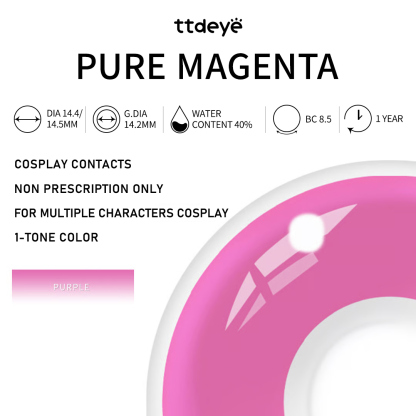 TTDeye Pure Magenta | 1 Year