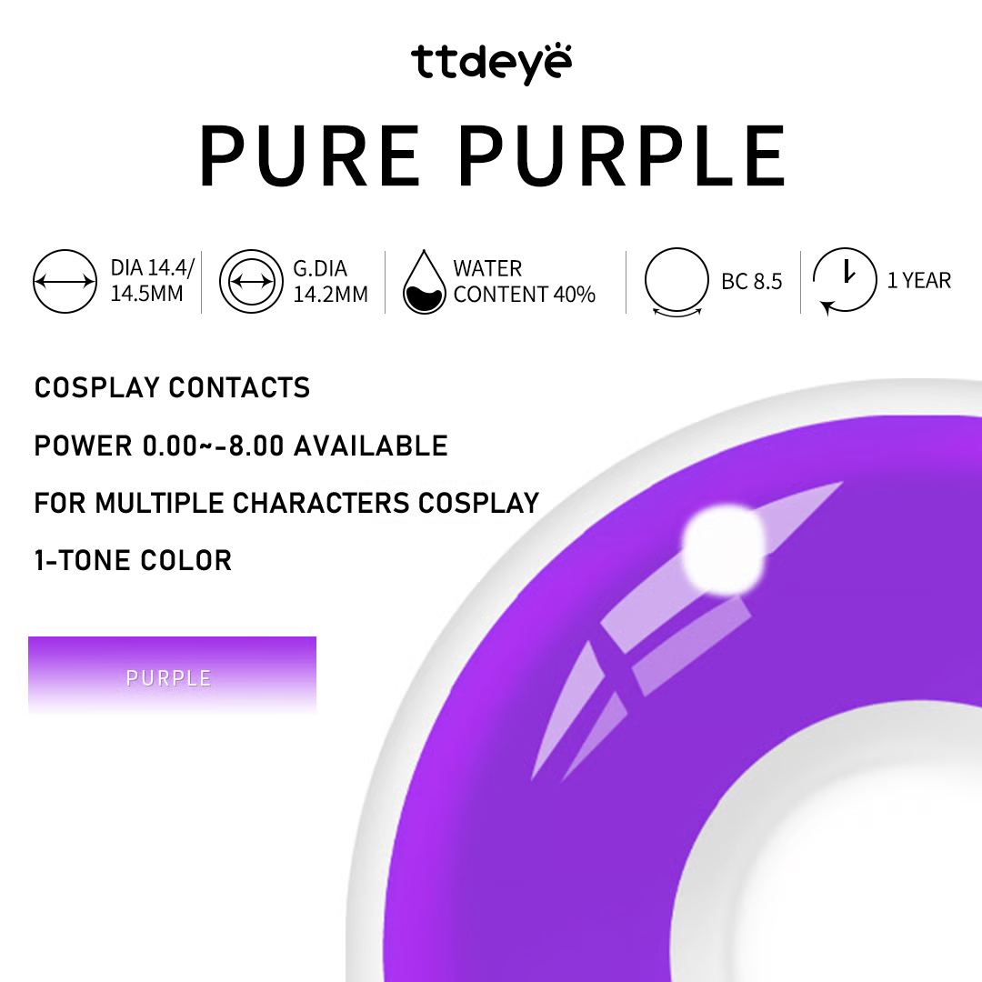 TTDeye Pure Purple | 1 Year