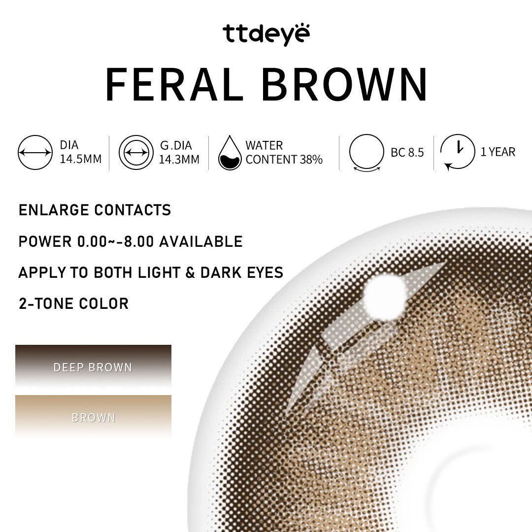 TTDeye Feral Brown | 1 Year