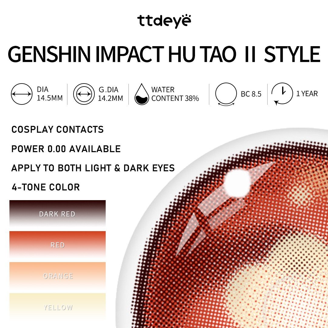 TTDeye Genshin Impact Hu Tao II Style | 1 Year
