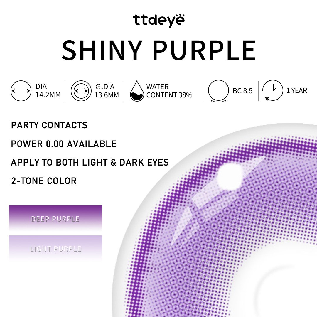 TTDeye Shiny Purple | 1 Year