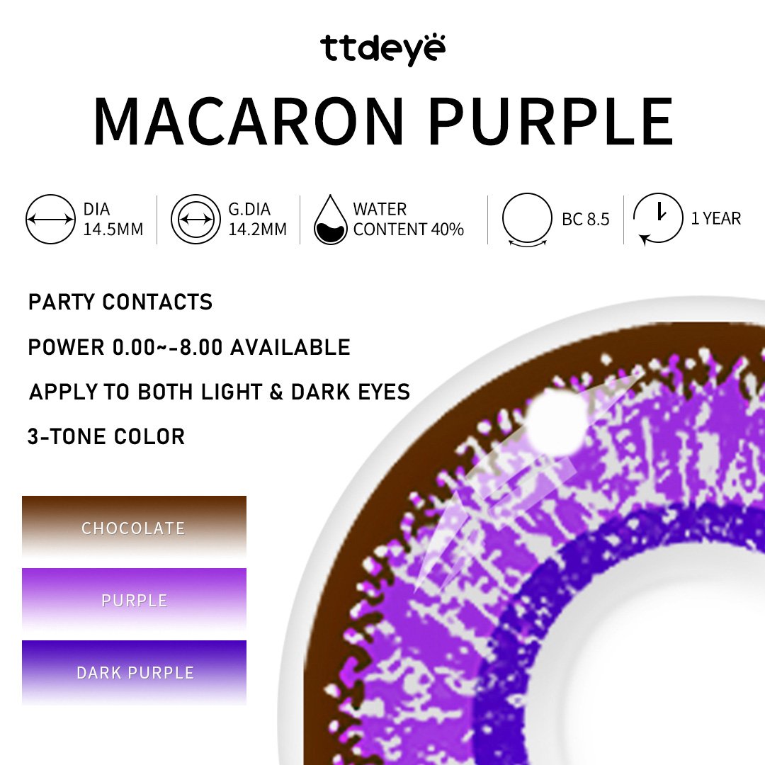 TTDeye Macaron Purple | 1 Year