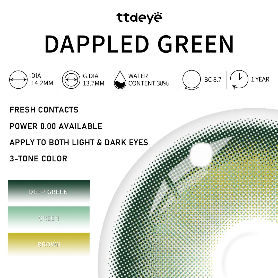 TTDeye Dappled Green | 1 Year