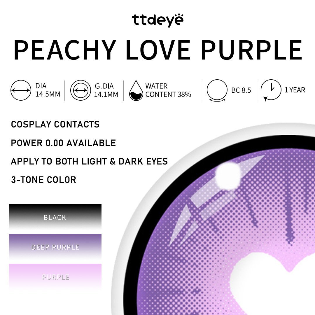 TTDeye Peachy Love Purple | 1 Year