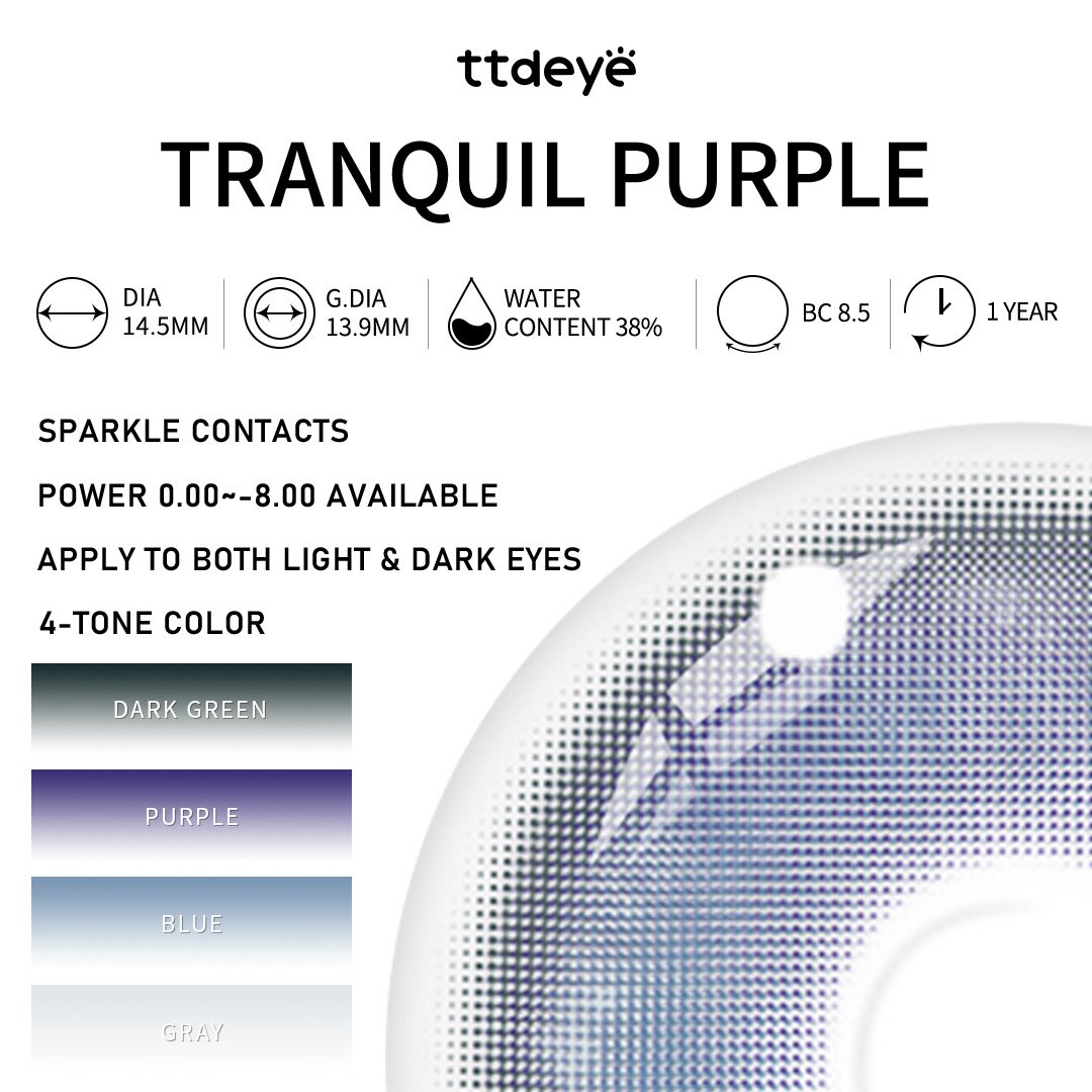 TTDeye Tranquil Purple | 1 Year