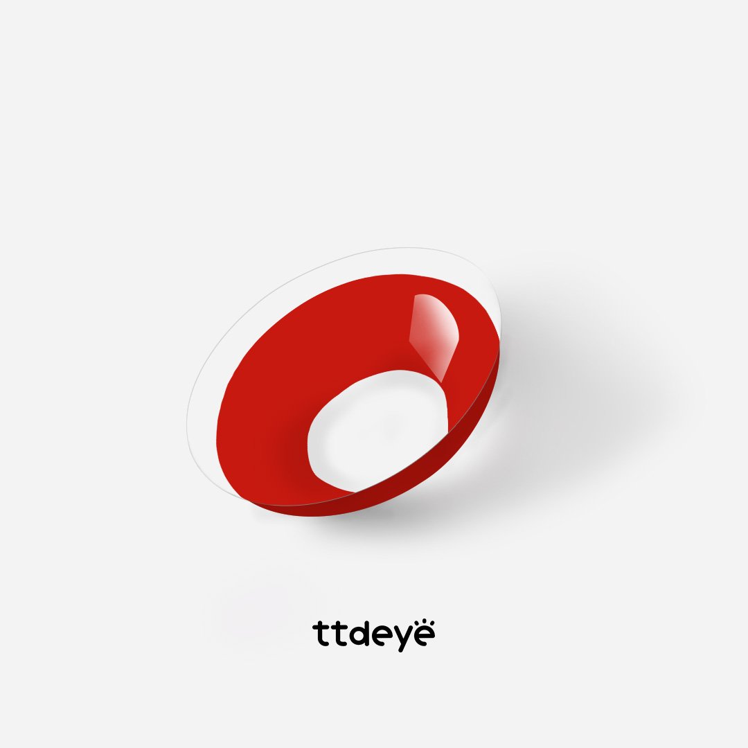 TTDeye Pure Red | 1 Día, 2 Piezas