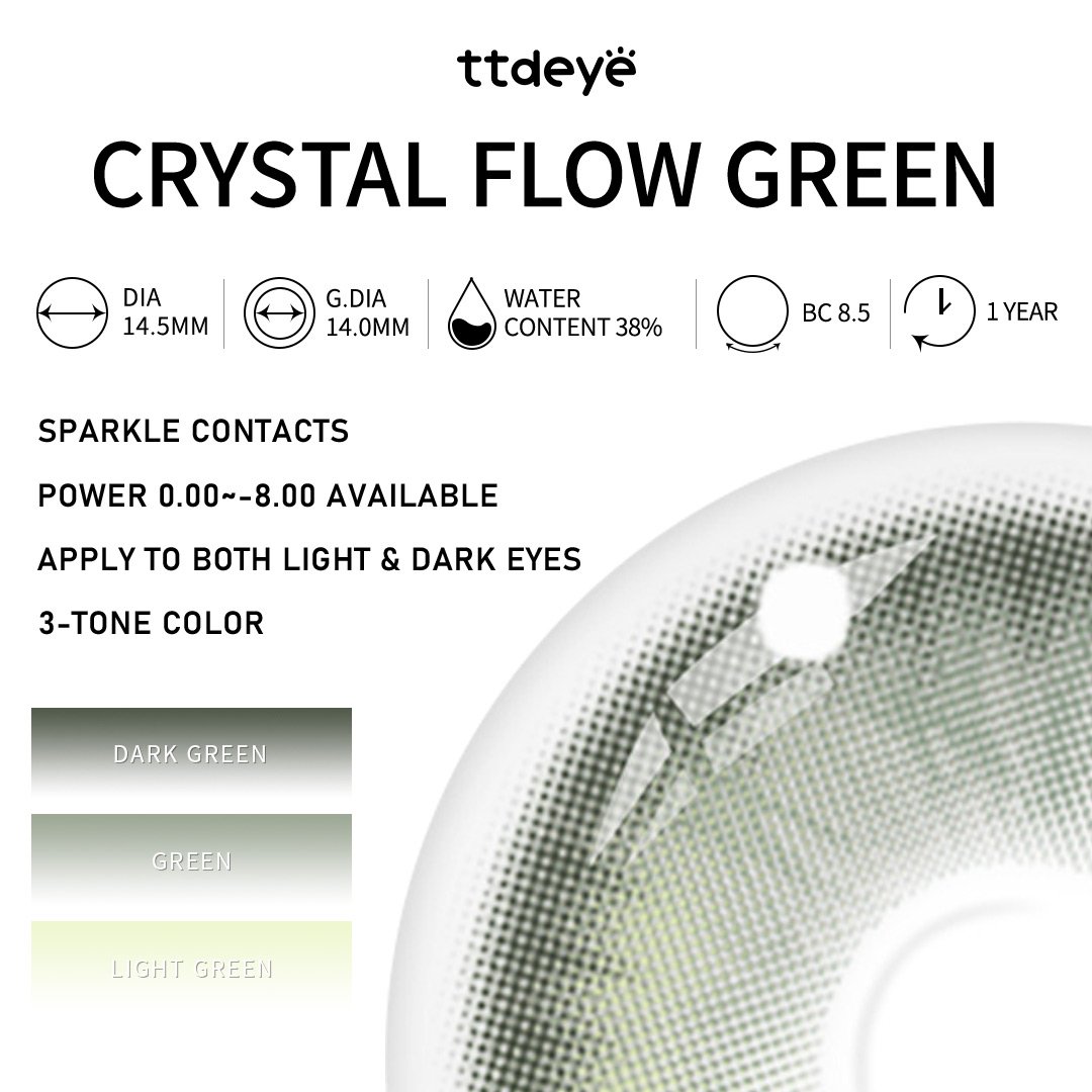 TTDeye Crystal Flow Green | 1 Year