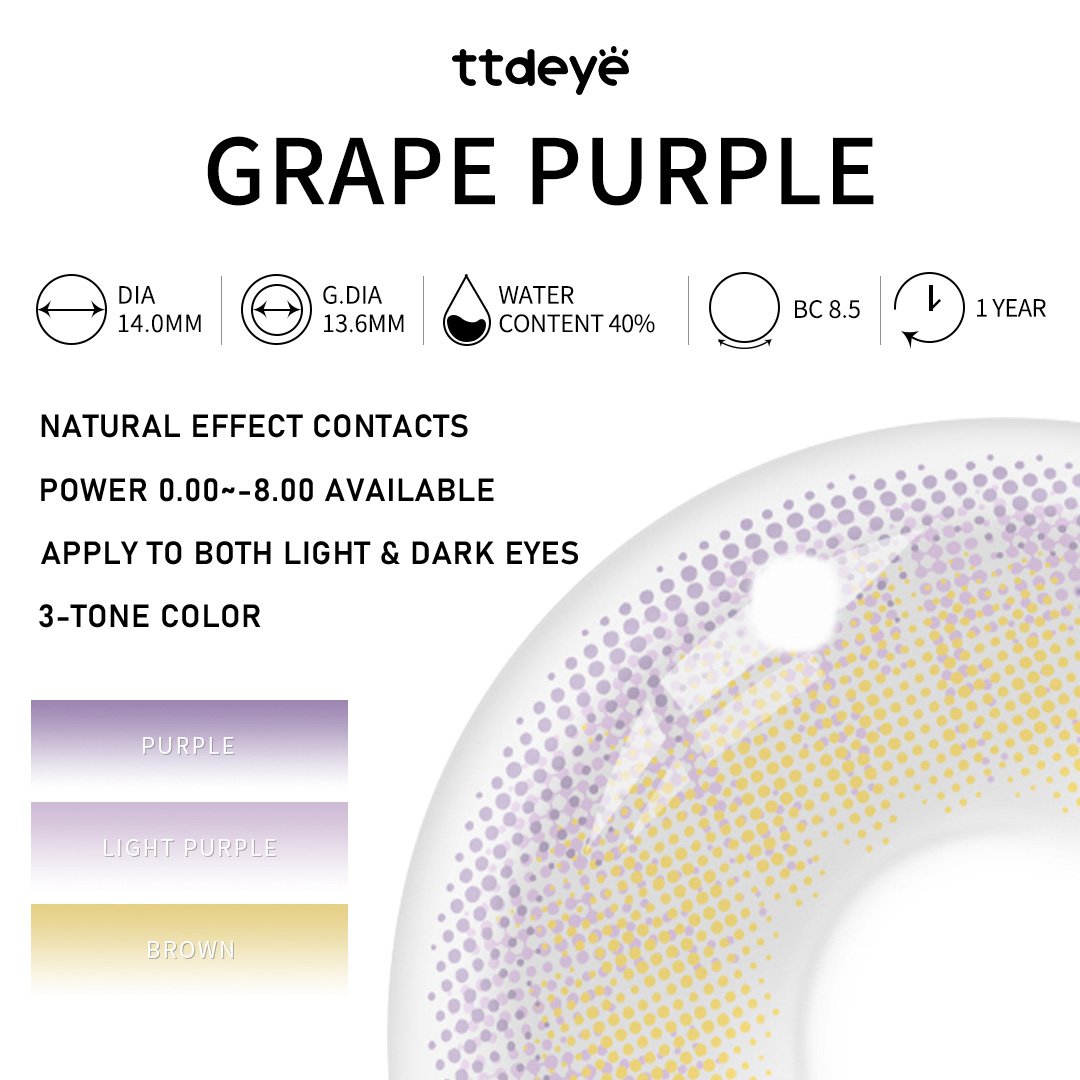 TTDeye Grape Purple | 1 Year