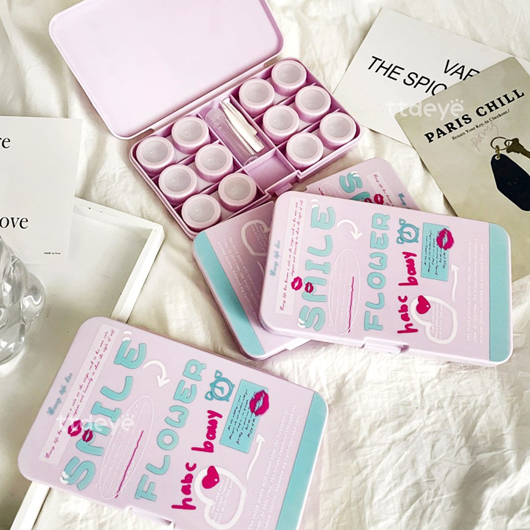 TTDeye Smile Flower 6-in-1 Lens Case
