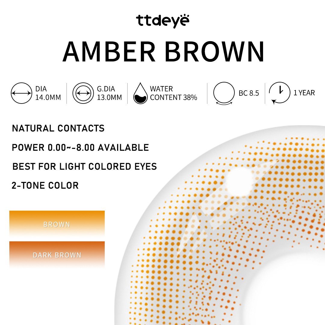 TTDeye Amber Brown | 1 Year
