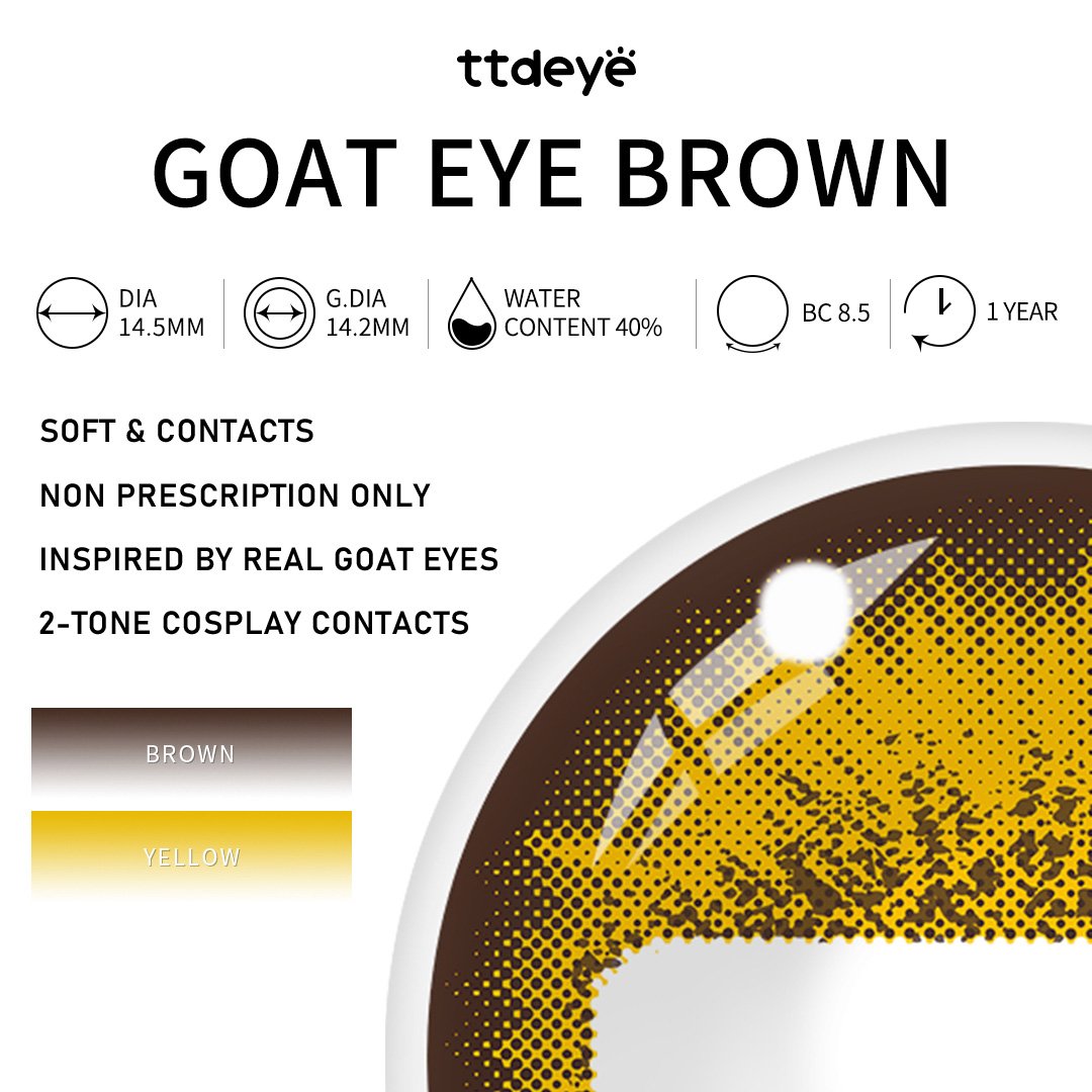 TTDeye Goat Eye Brown | 1 Year