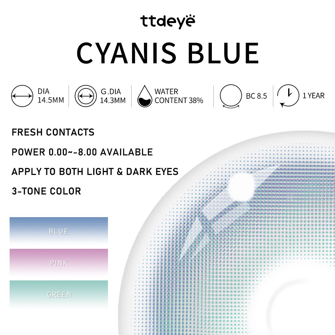 TTDeye Cyanis Blue | 1 Year