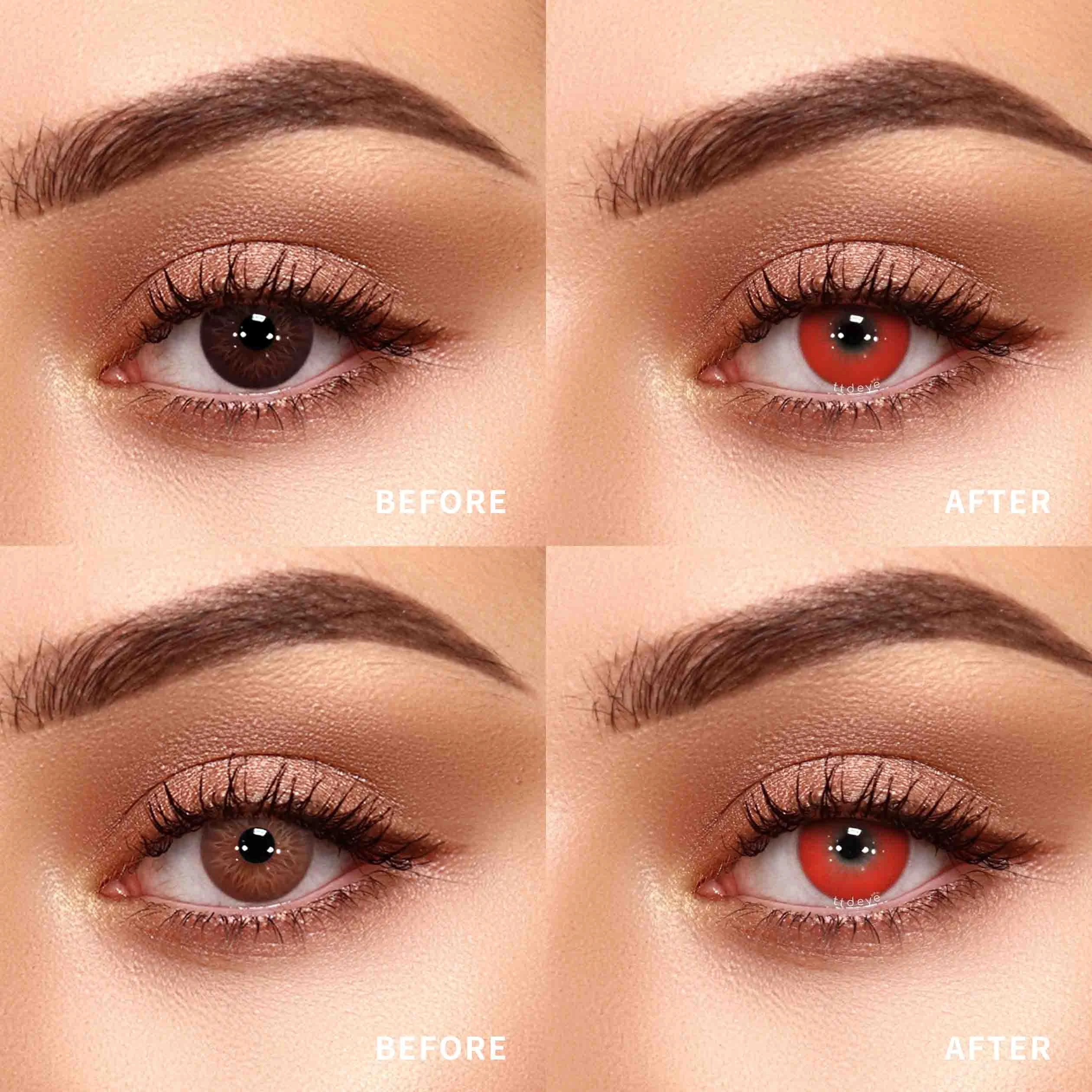 TTDeye Vamp Glow Red | 1 Día, 2 Piezas
