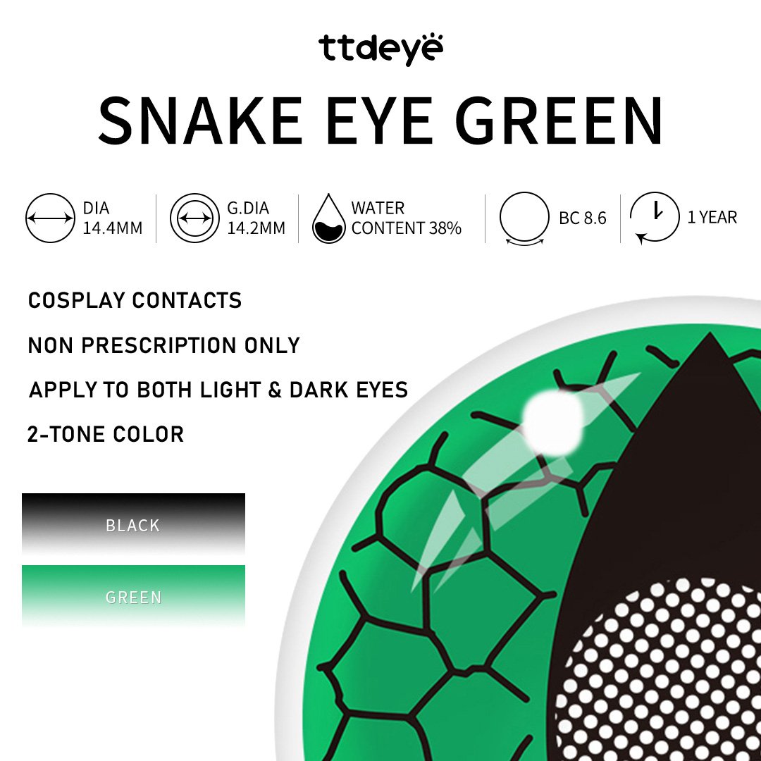 TTDeye Snake Eye Green | 1 Year