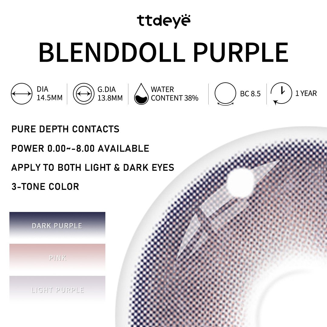 TTDeye BlendDoll Purple | 1 Year