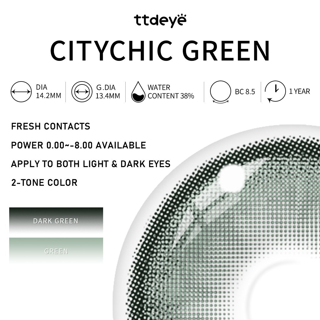 TTDeye CityChic Green | 1 Year