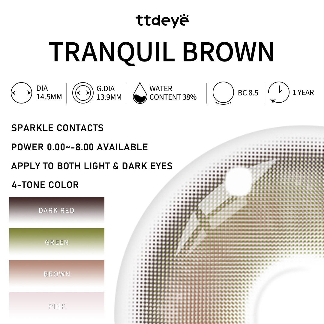 TTDeye Tranquil Brown | 1 Year