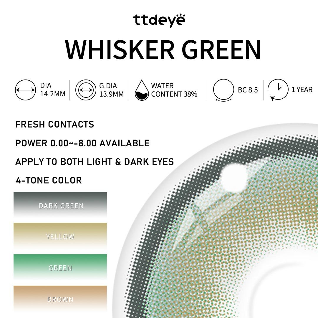 TTDeye Whisker Green |1 Año