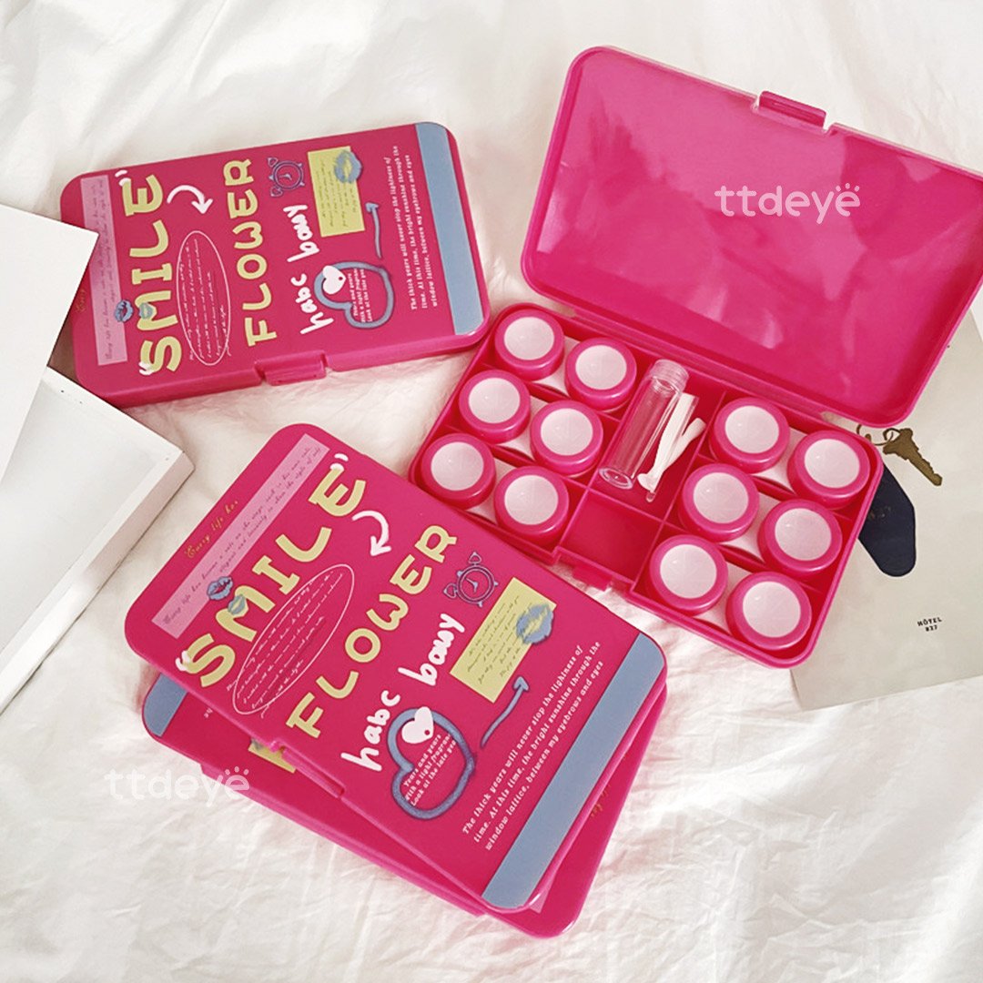 TTDeye Smile Flower 6-in-1 Lens Case