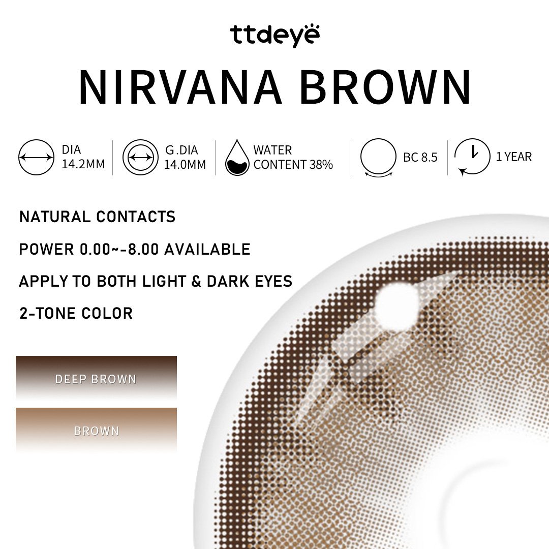 TTDeye Nirvana Brown | 1 Year
