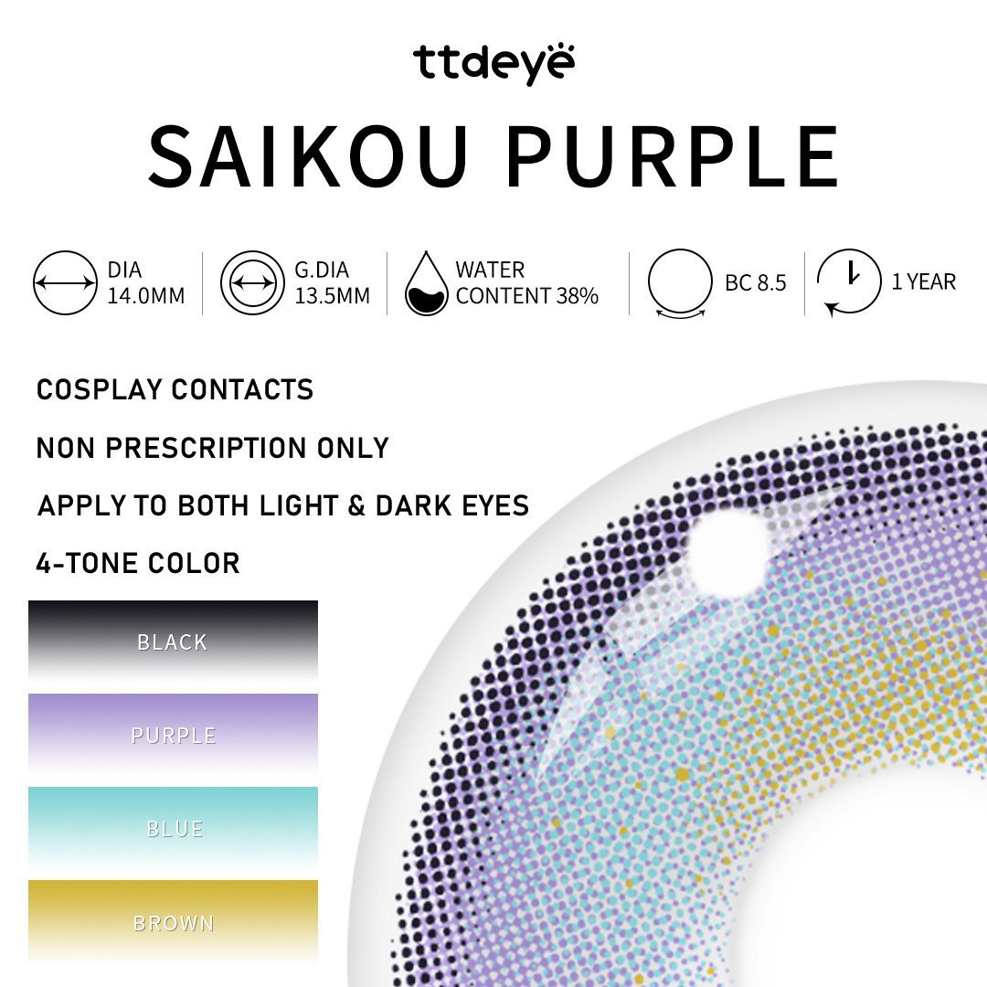 TTDeye Saikou Purple | 1 Year