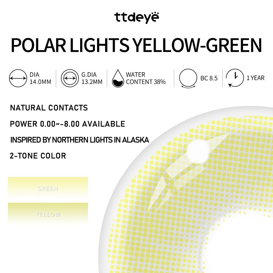 TTDeye Polar Lights Yellow-Green | 1 Year