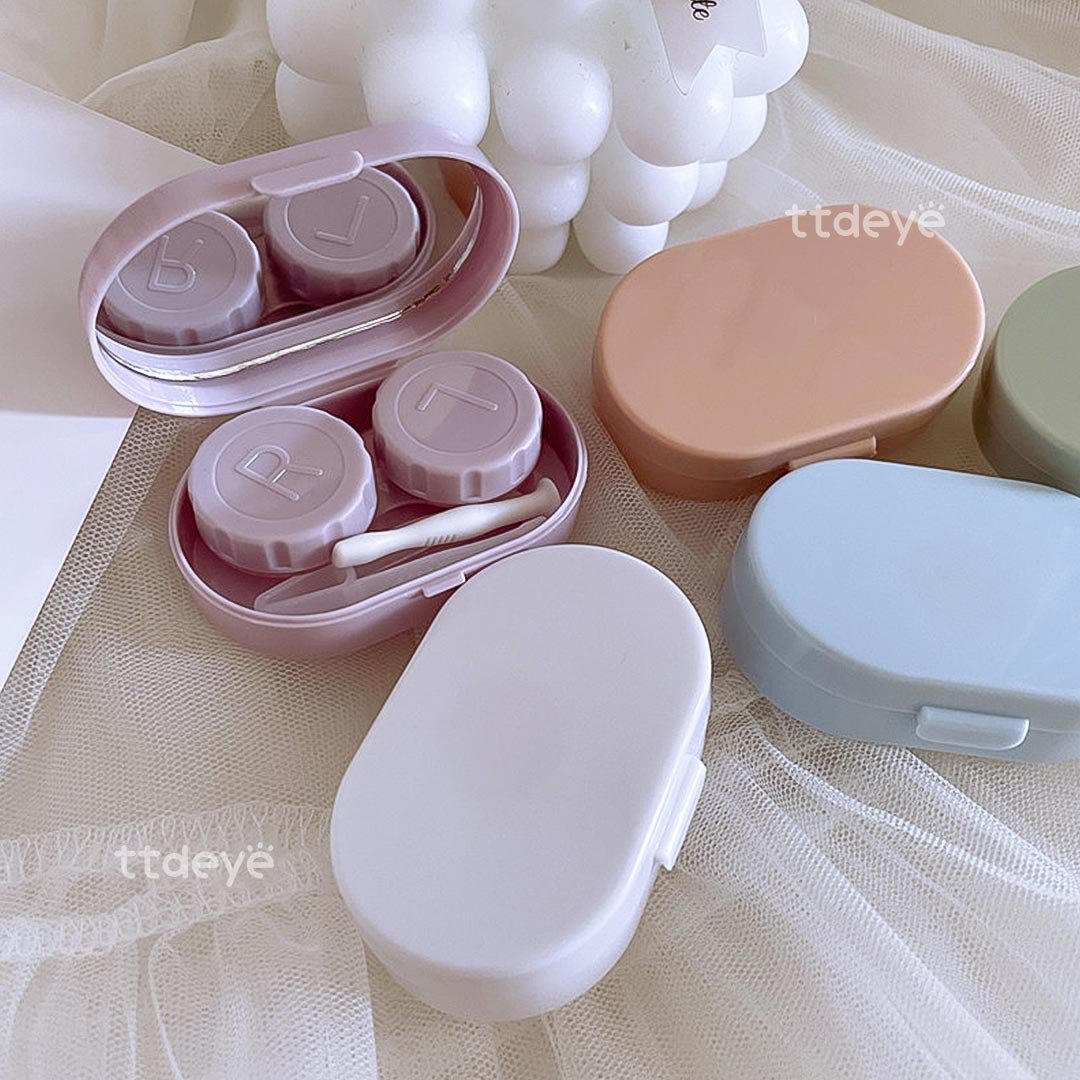 TTDeye Cream Portable Lens Case