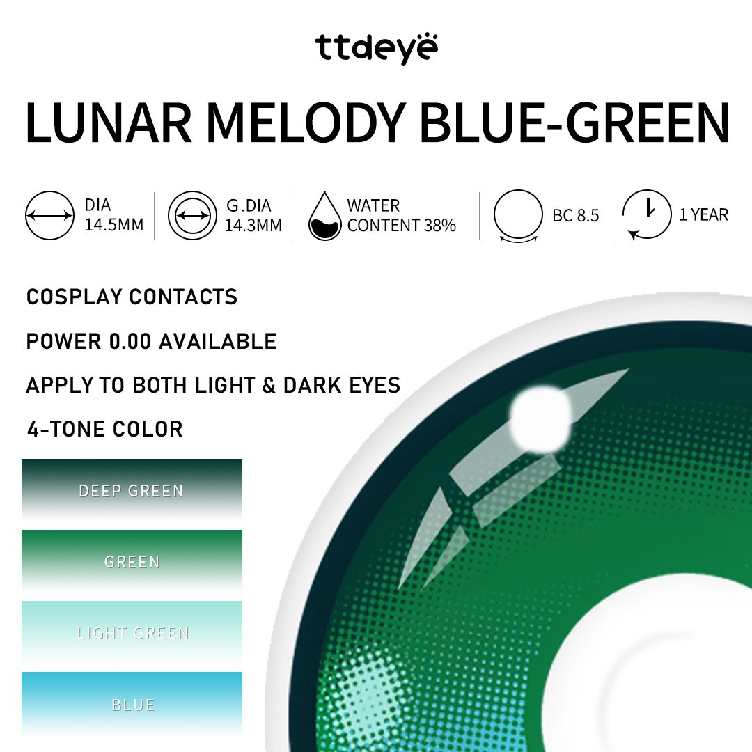 TTDeye Lunar Melody Blue-Green | 1 Year