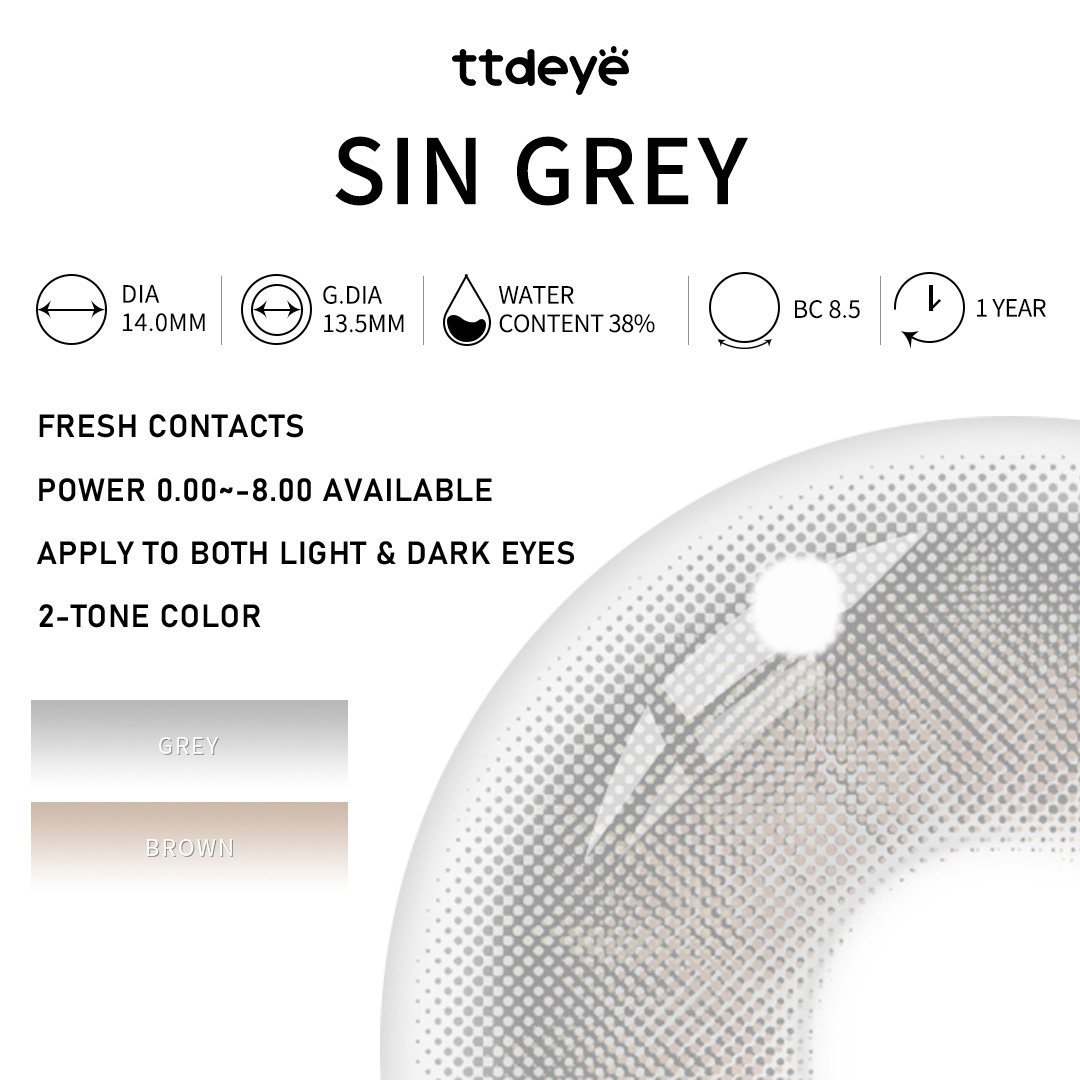 TTDeye Sin Grey | 1 Year