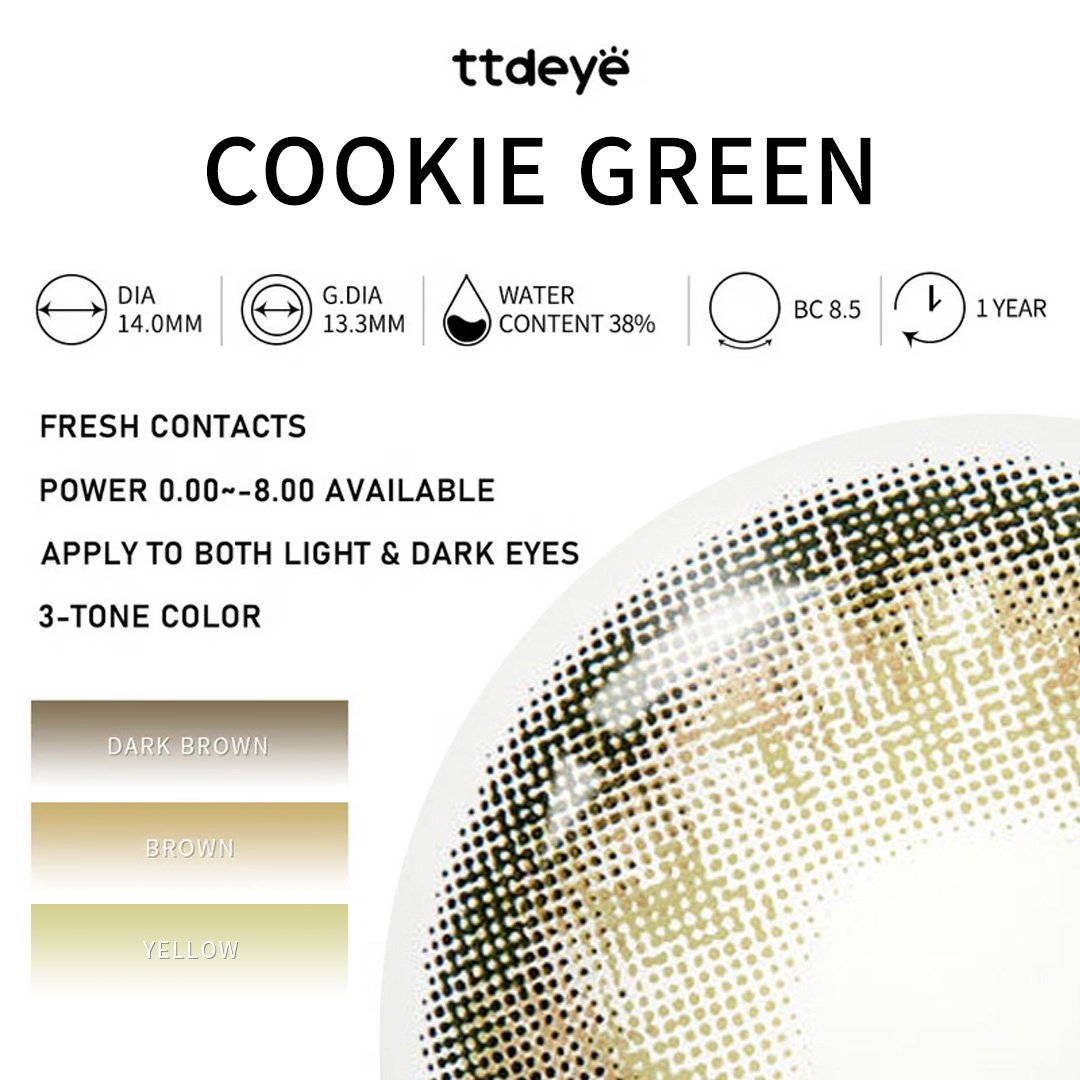 TTDeye Cookie Green | 1 Year
