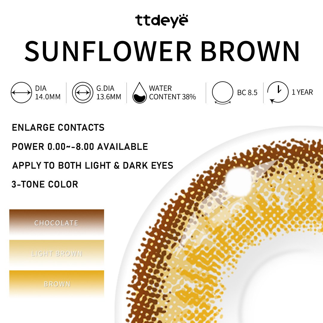 TTDeye Sunflower Brown | 1 Year
