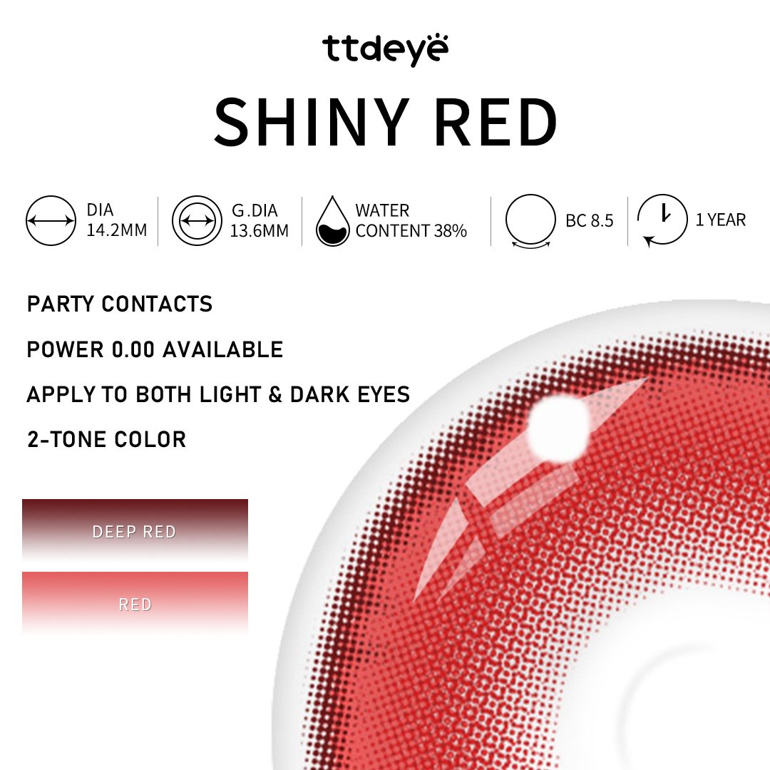 TTDeye Shiny Red | 1 Year