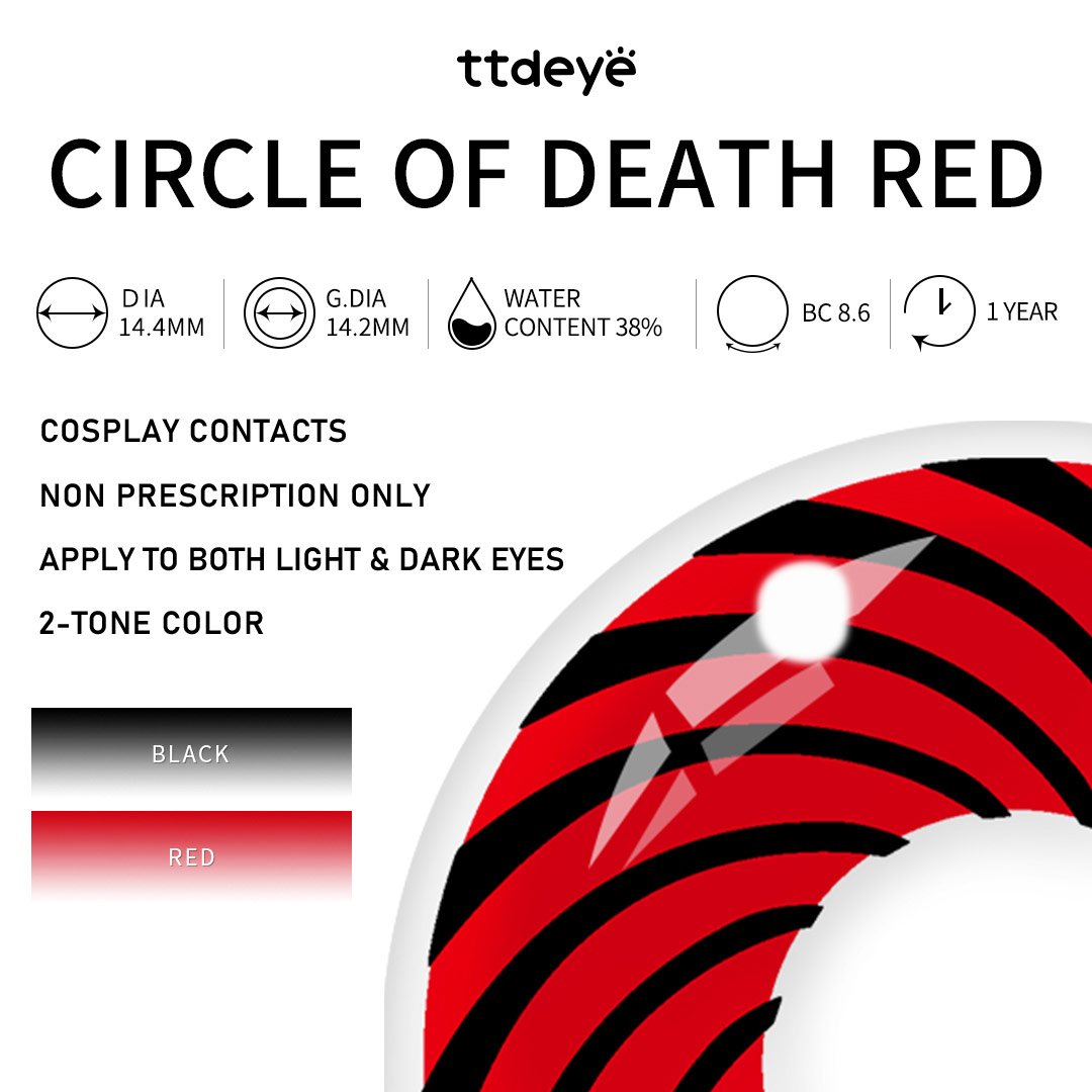 TTDeye Circle of Death Red | 1 Year