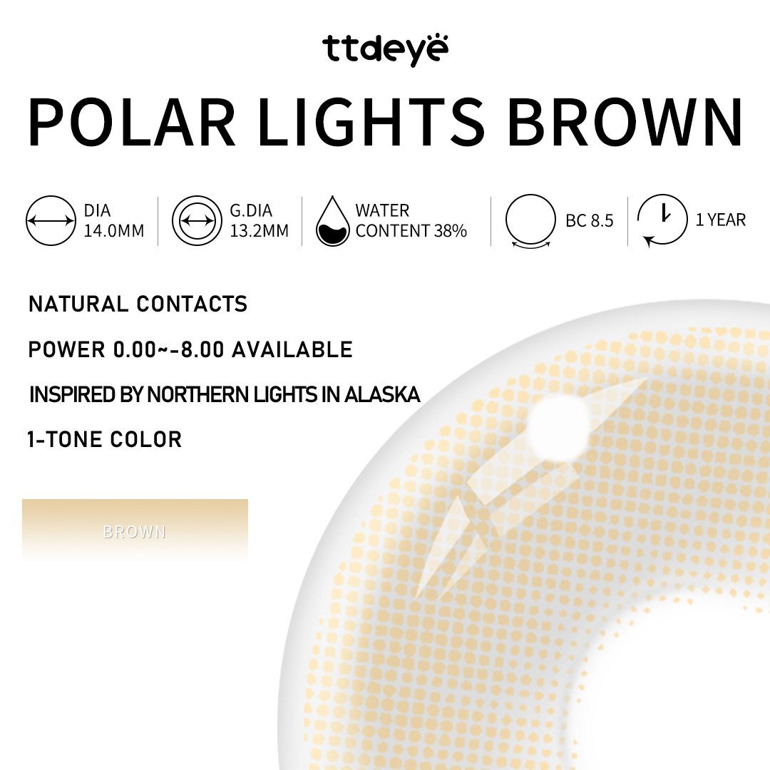 TTDeye Polar Lights Brown | 1 Year