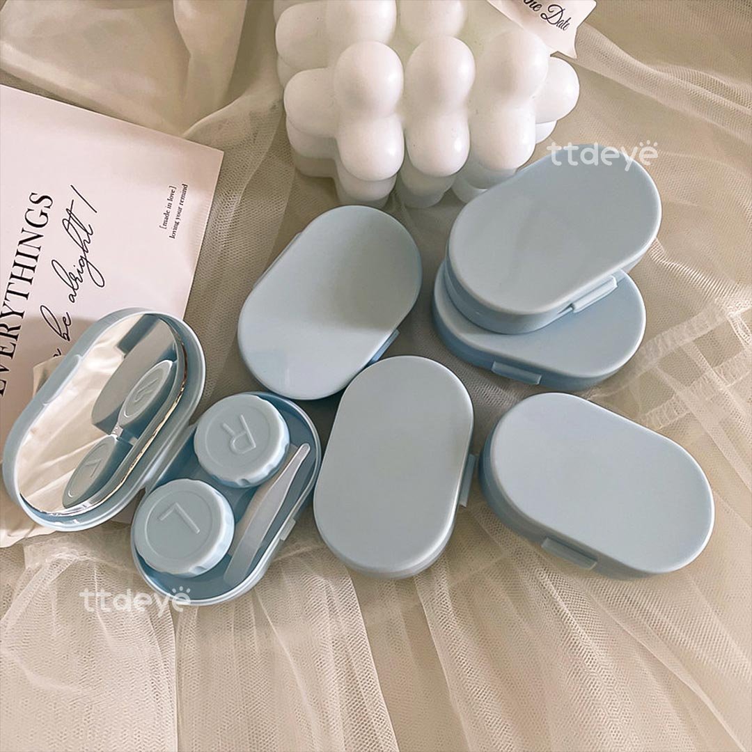 TTDeye Cream Portable Lens Case
