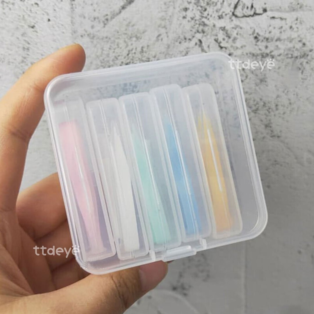 TTDeye Colorful 5-in-1 Contact Lens Tweezers Kit