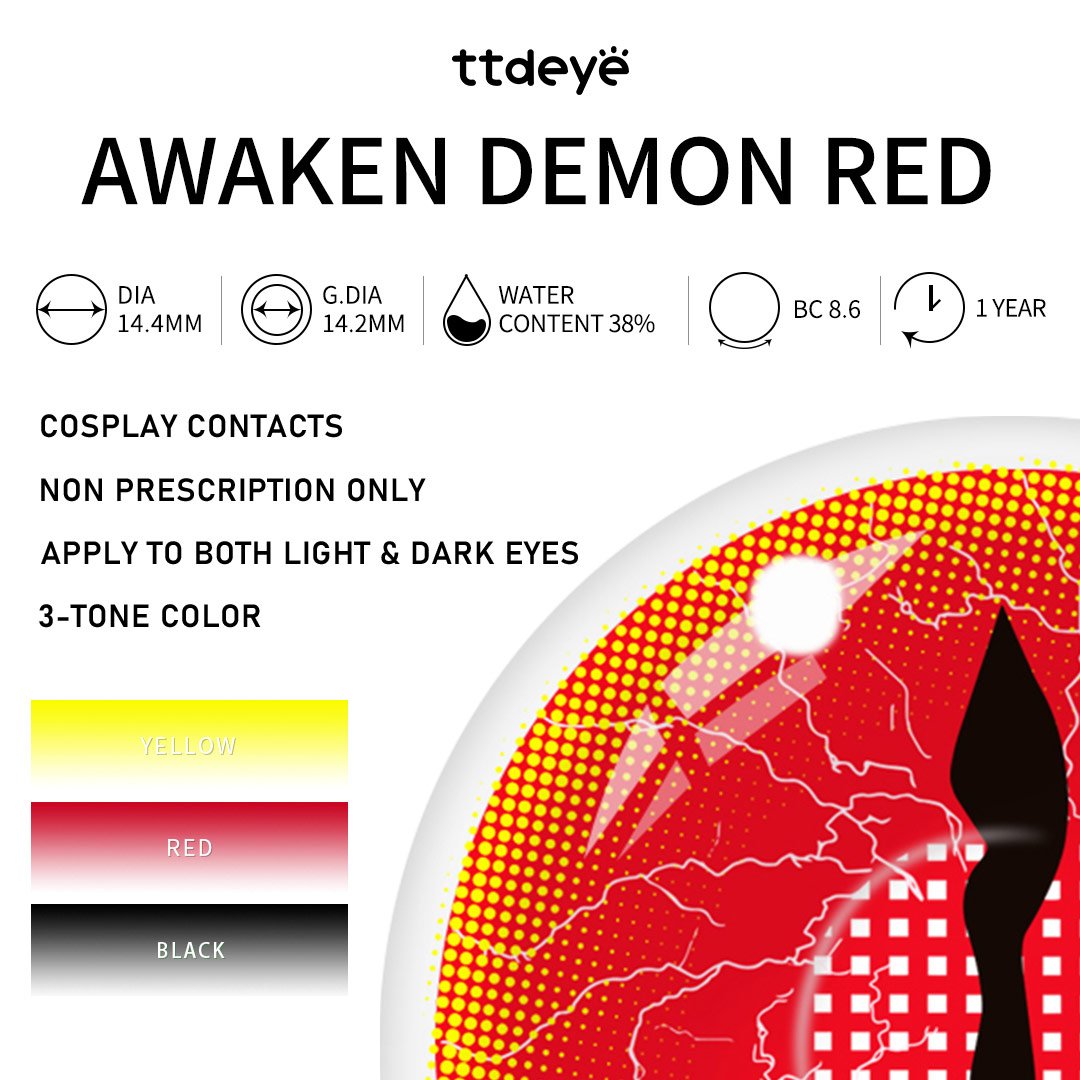 TTDeye Awaken Demon Red Style | 1 Year