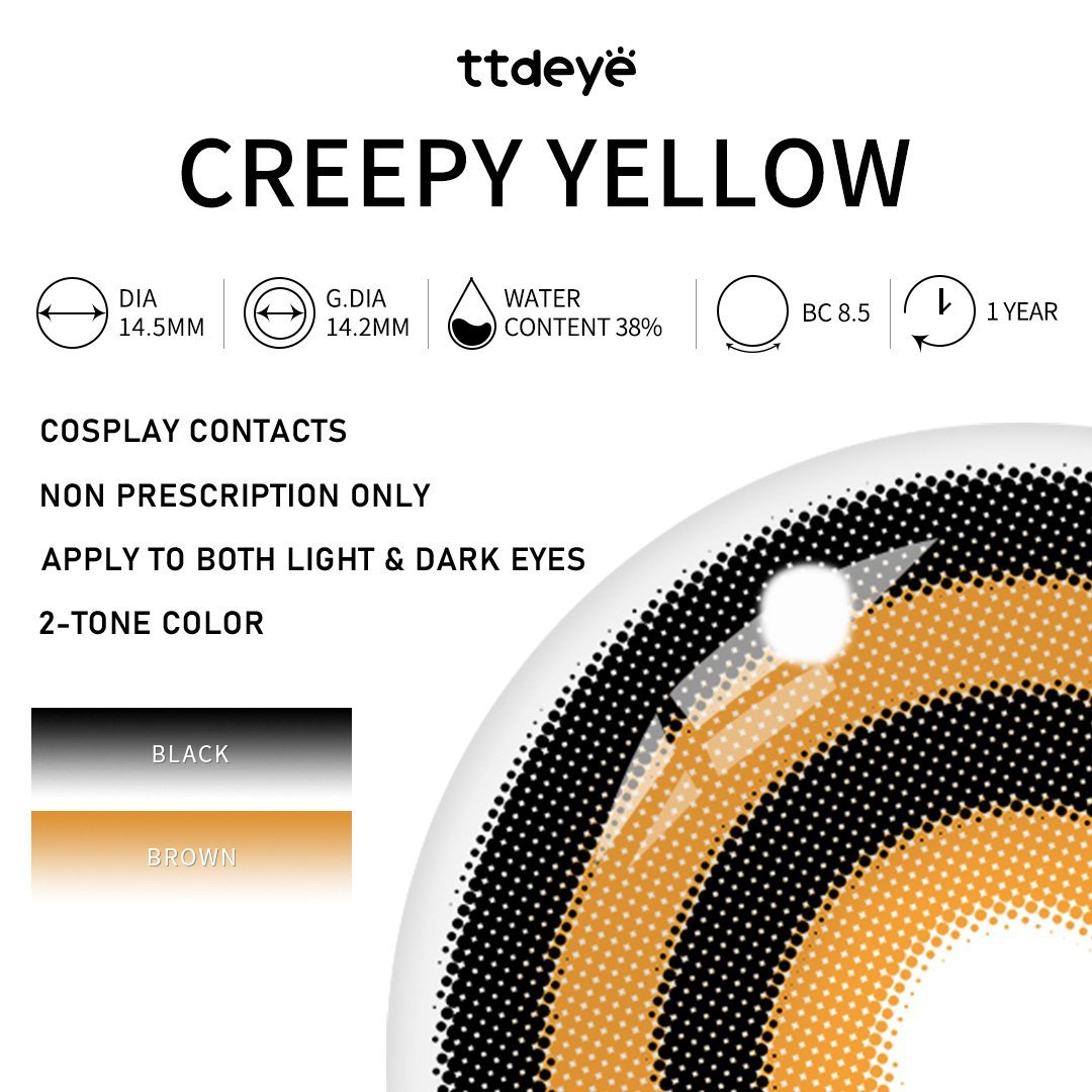 TTDeye Creepy Yellow | 1 Year