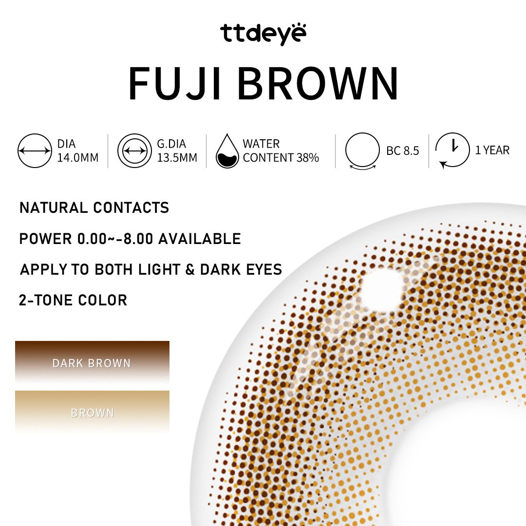 TTDeye Fuji Brown | 1 Year