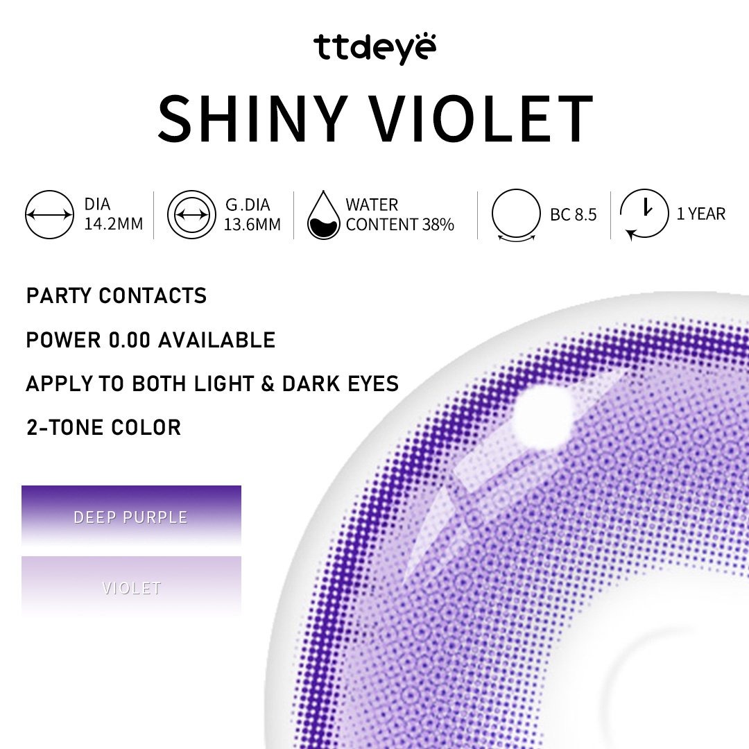 TTDeye Shiny Violet | 1 Year