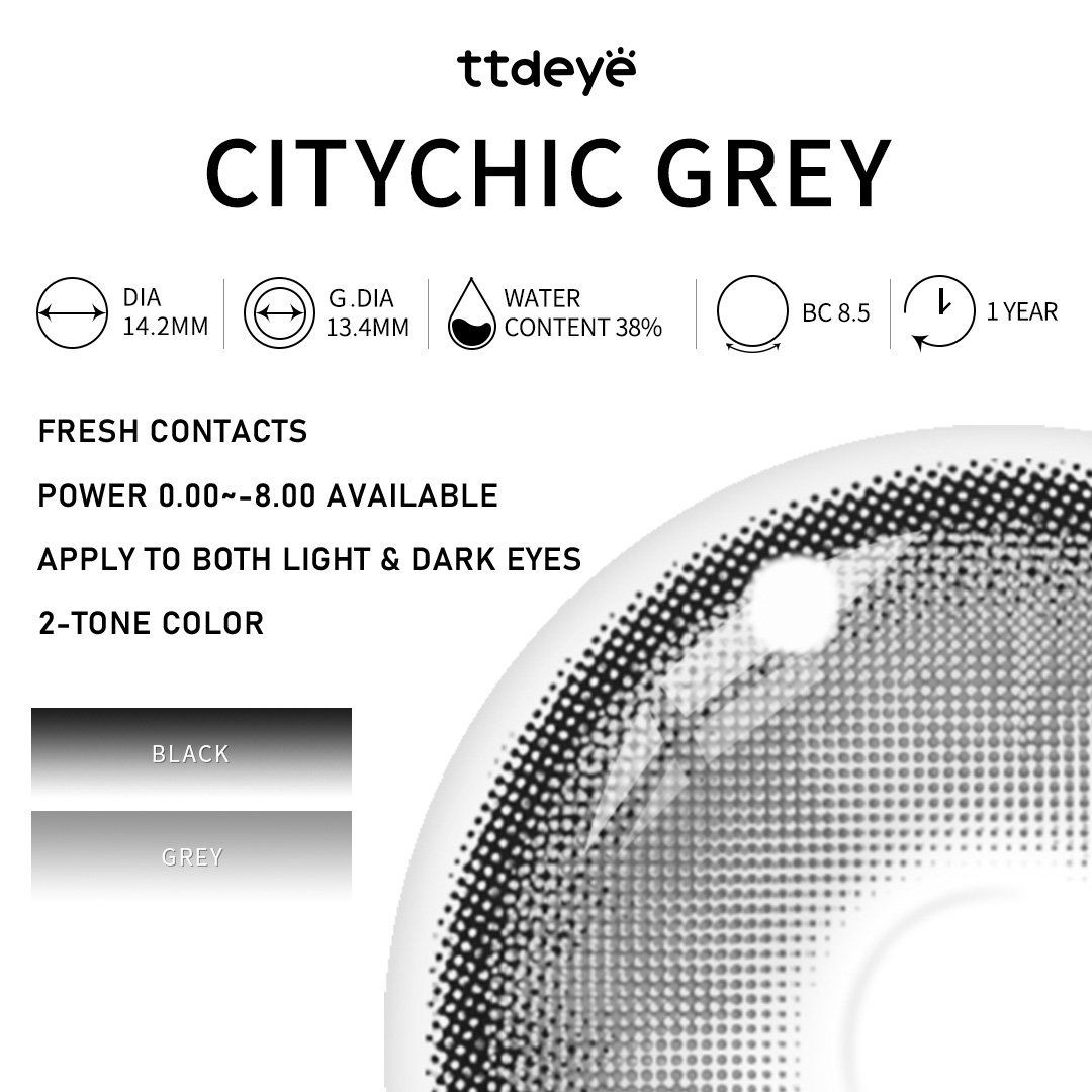 TTDeye CityChic Grey | 1 Year