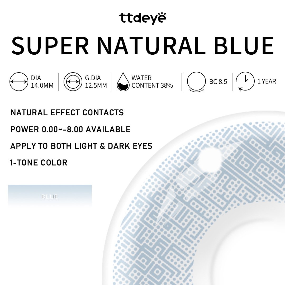 TTDeye Super Natural Blue | 1 Year