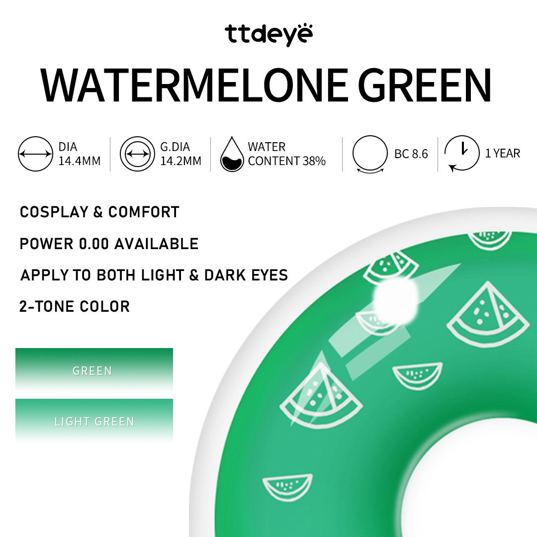 TTDeye Watermelone Green | 1 Year